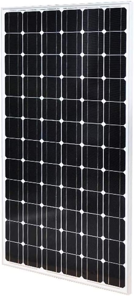 2pcs 100W Monocrystalline Solar Panel Module, Black D93956