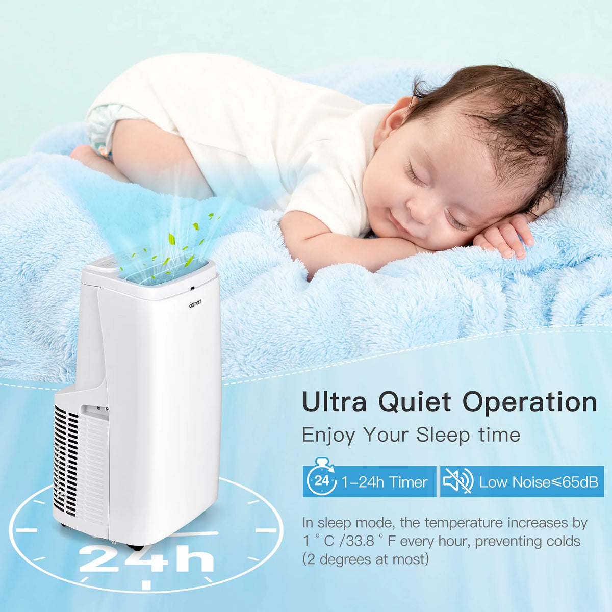 8150 BTU Portable Air Conditioner 3-in-1 L875779