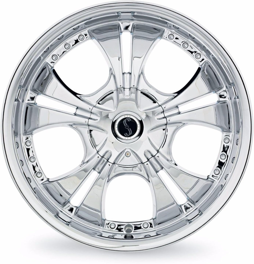 Chrome Wheel Center Cap Pack of 2 C193
