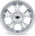 Chrome Wheel Center Cap Pack of 2 C193