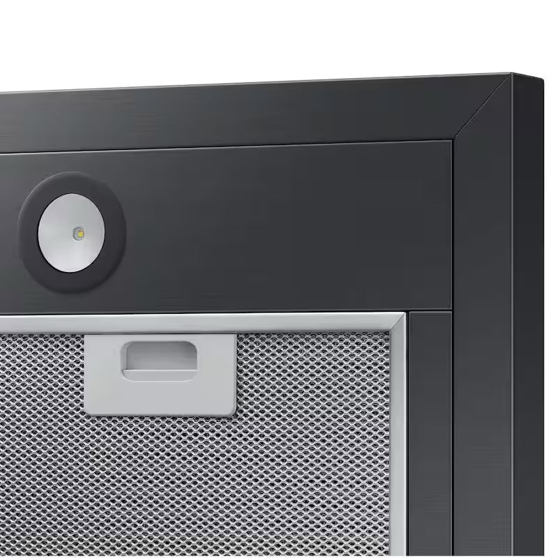 36 in. Wall Mount Range Hood Black Stainless M5605