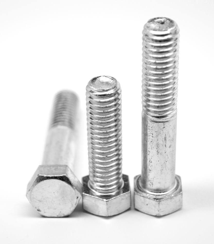 Fine Thread Grade 5 Hex Cap Screw Medium Carbon Steel Zinc Plated I6229