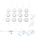 Dimmable Warm White LED Cabinet Lights Pack of 12 W6056