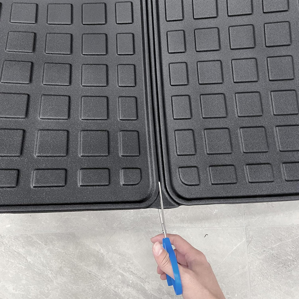 Black TPV Rear Trunk Cargo Mat, Pack of 2 T434