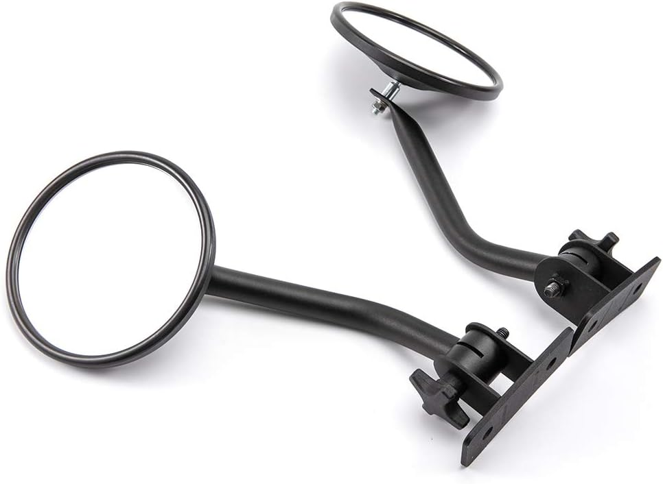 Exterior Mirror For Jeep Wrangler YJ/TJ/JK/JL Car Side Door Rearview Mirror Angle Shape Adjustable Blind Spot R868