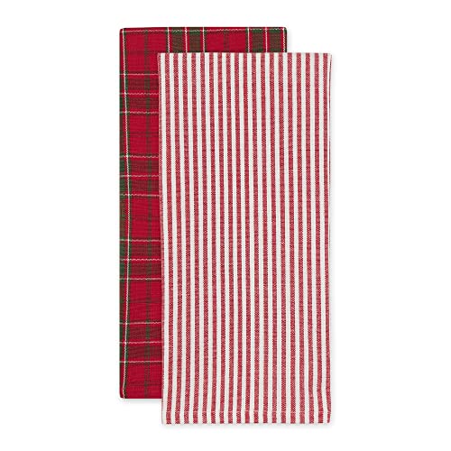 Vintage Christmas Kitchen Dish Towel Set, 18x28, 2 Piece W169