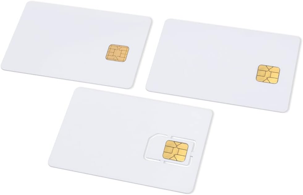 Java Cards Smart Chip Cards with 2 Track 8.4mm Black HICO Magnetic Stripe V626