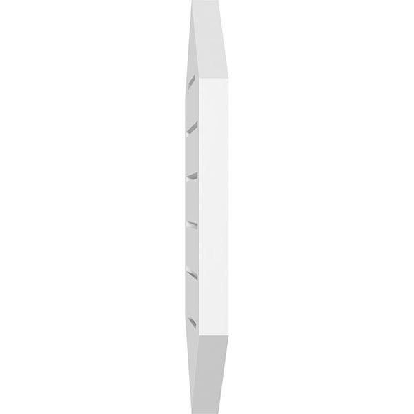 26x22W x 32x22H Vertical Peaked Surface Mount PVC Gable Vent N6402