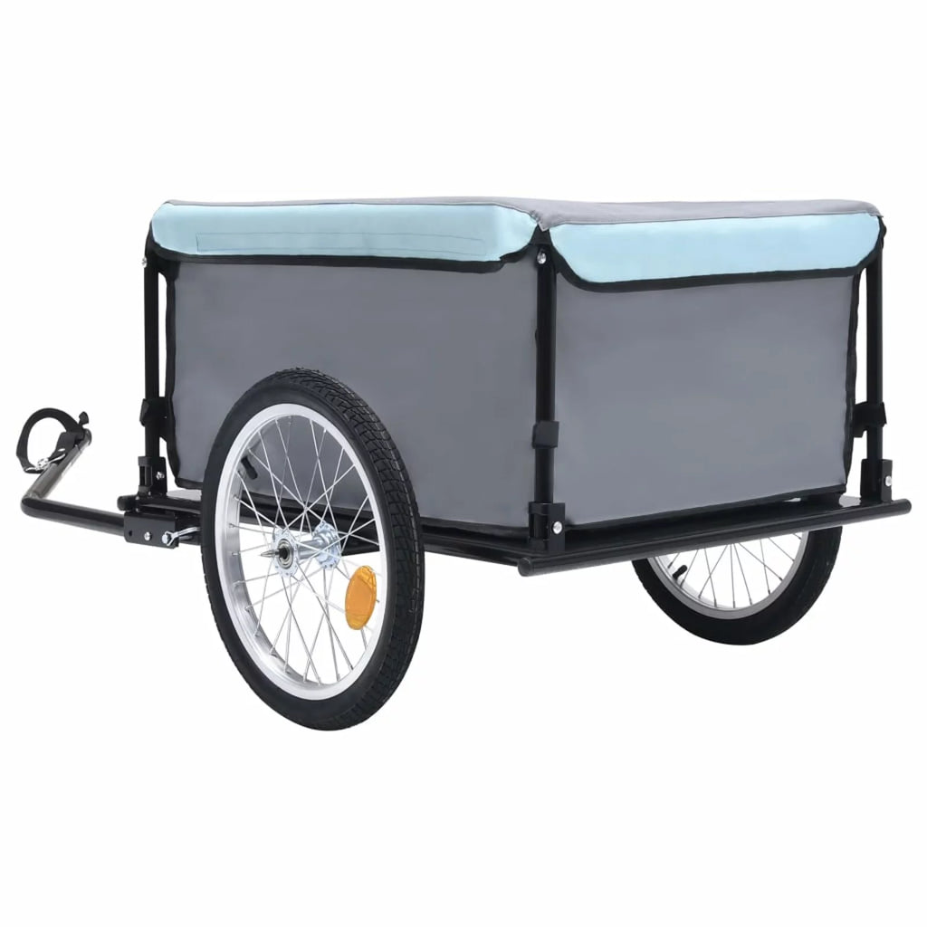 Bike Cargo Trailer Black and Blue J8680