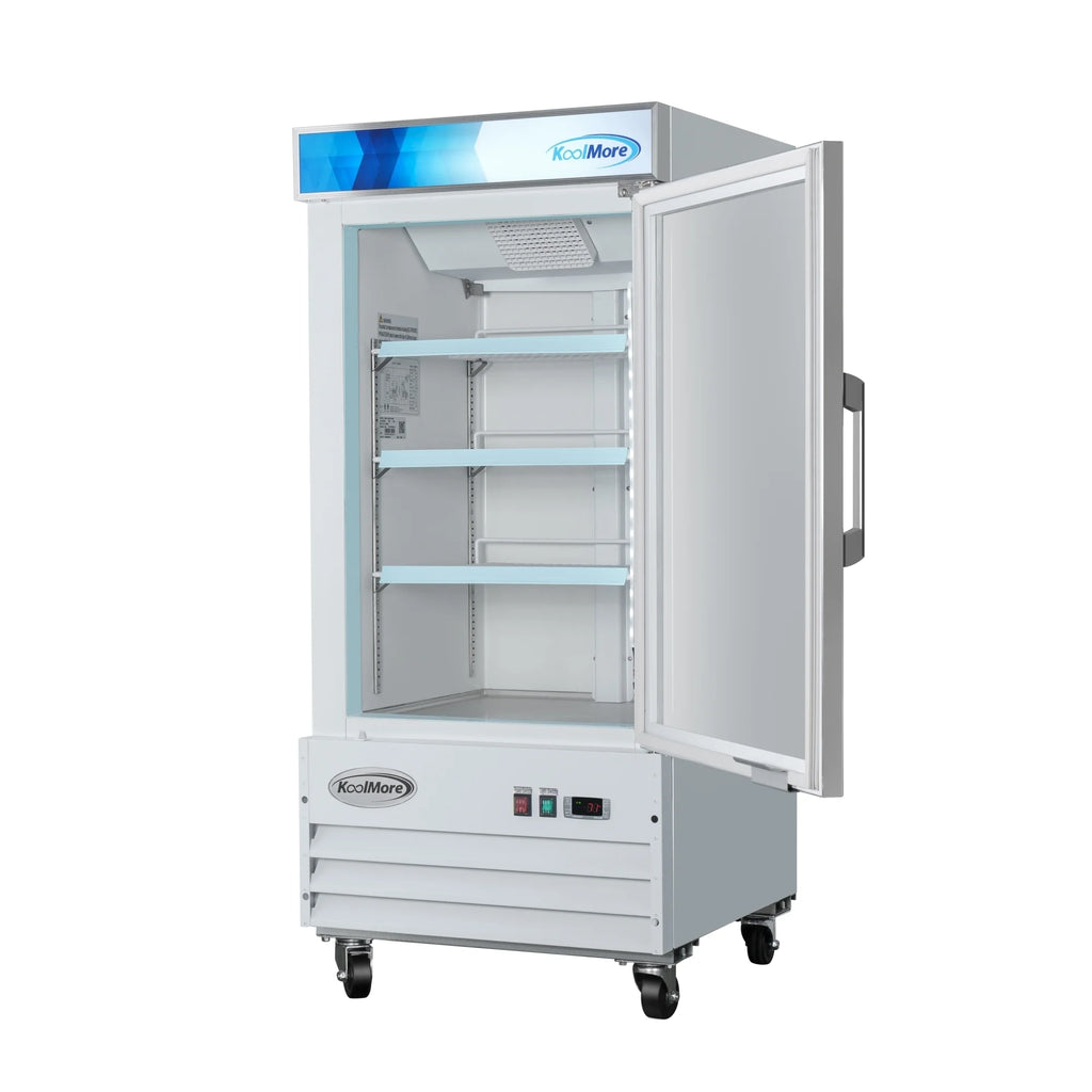26 in. 1-Door Commercial Display Merchandiser Freezer 9 cu. ft. White W5415