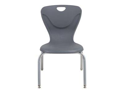 Gray Contour Swivel Glide Chair 4-Pack D435