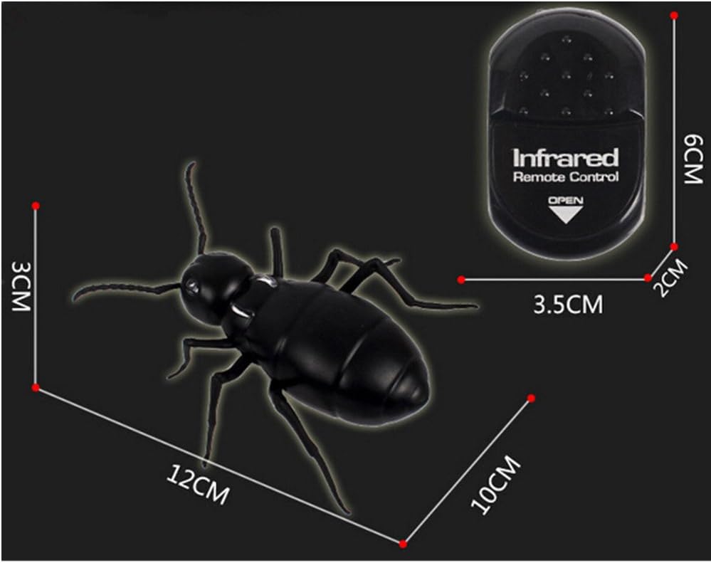 Infrared Remote Control RC Toy Prank Reptile Insects Q87075