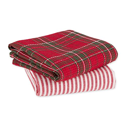 Vintage Christmas Kitchen Dish Towel Set, 18x28, 2 Piece W169