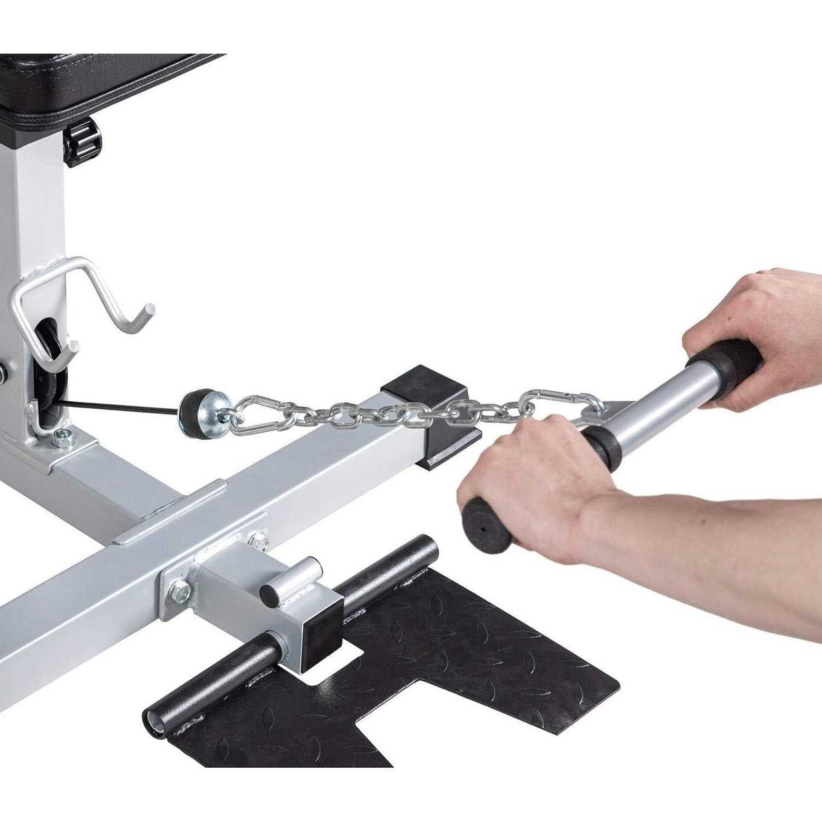 Lat Pull Down Machine Low Row Bar Cable Fitness Gym X4517
