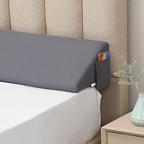 Blue 76"x10"x6" King Bed Wedge Pillow M458514