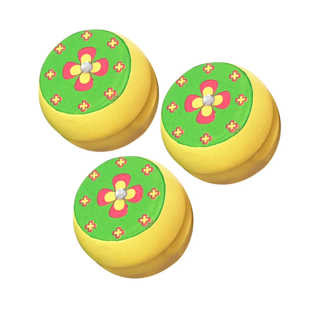 3 Pcs Wooden Bamboo Yoyo Toys U18663