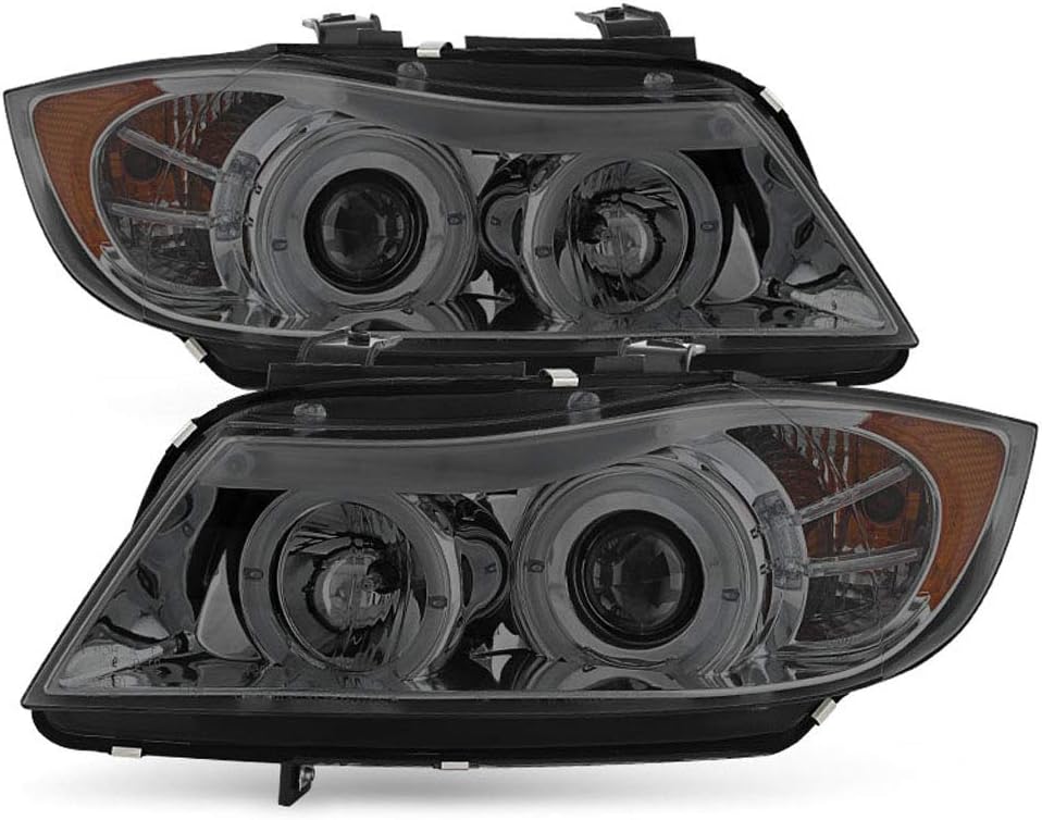 Black Projector Headlights Headlamps Assembly U47409