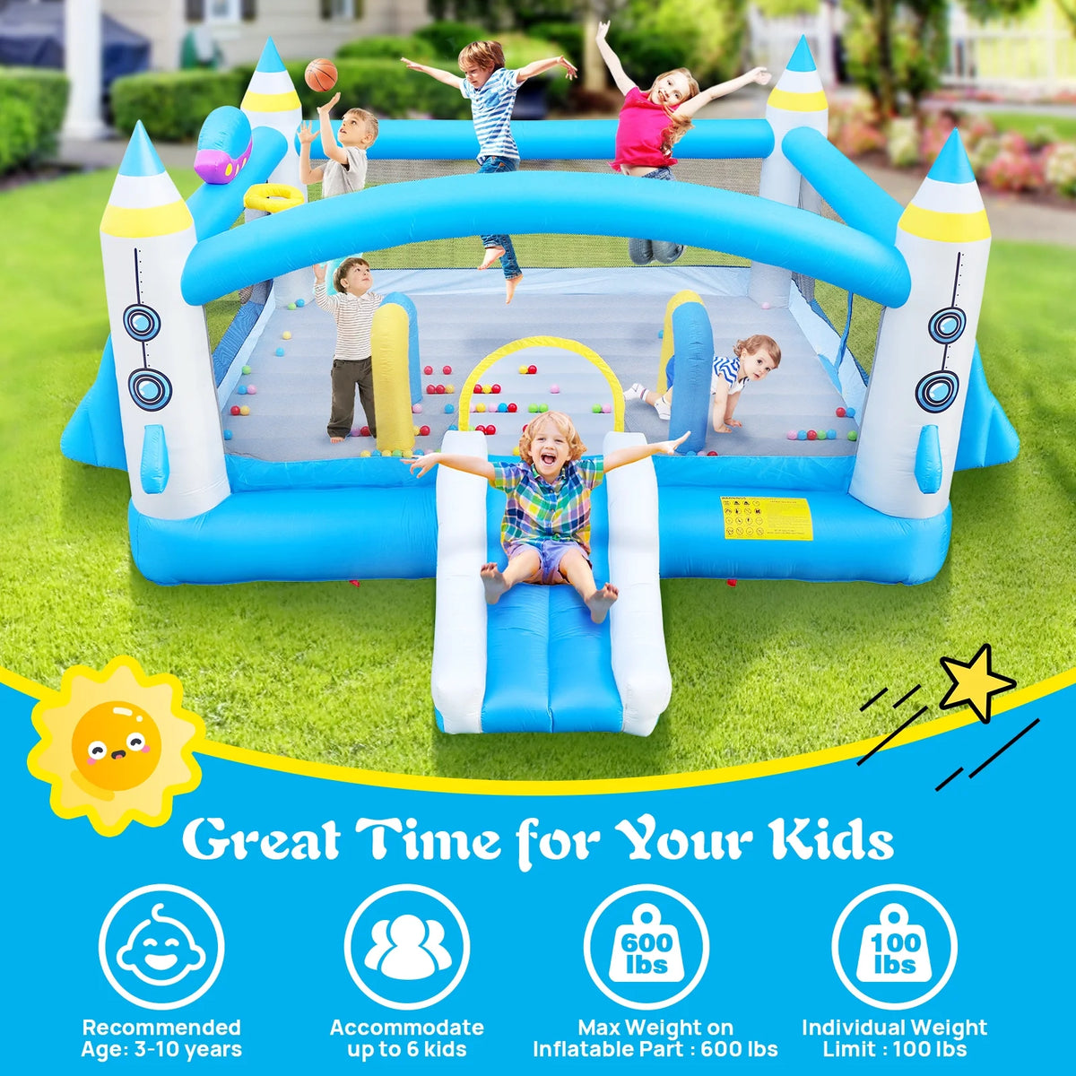 Inflatable Bouncer with Blower X77767
