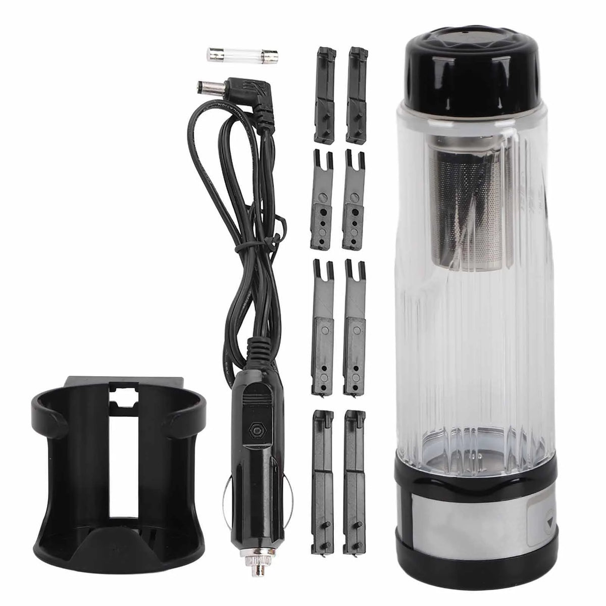 Car Electric Kettle 12V / 24V 95W 420ml Travel Mug Bottle Holder Q913