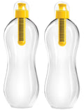 Set of 2 Jumbo Water Bottle with Yellow Filter E89555