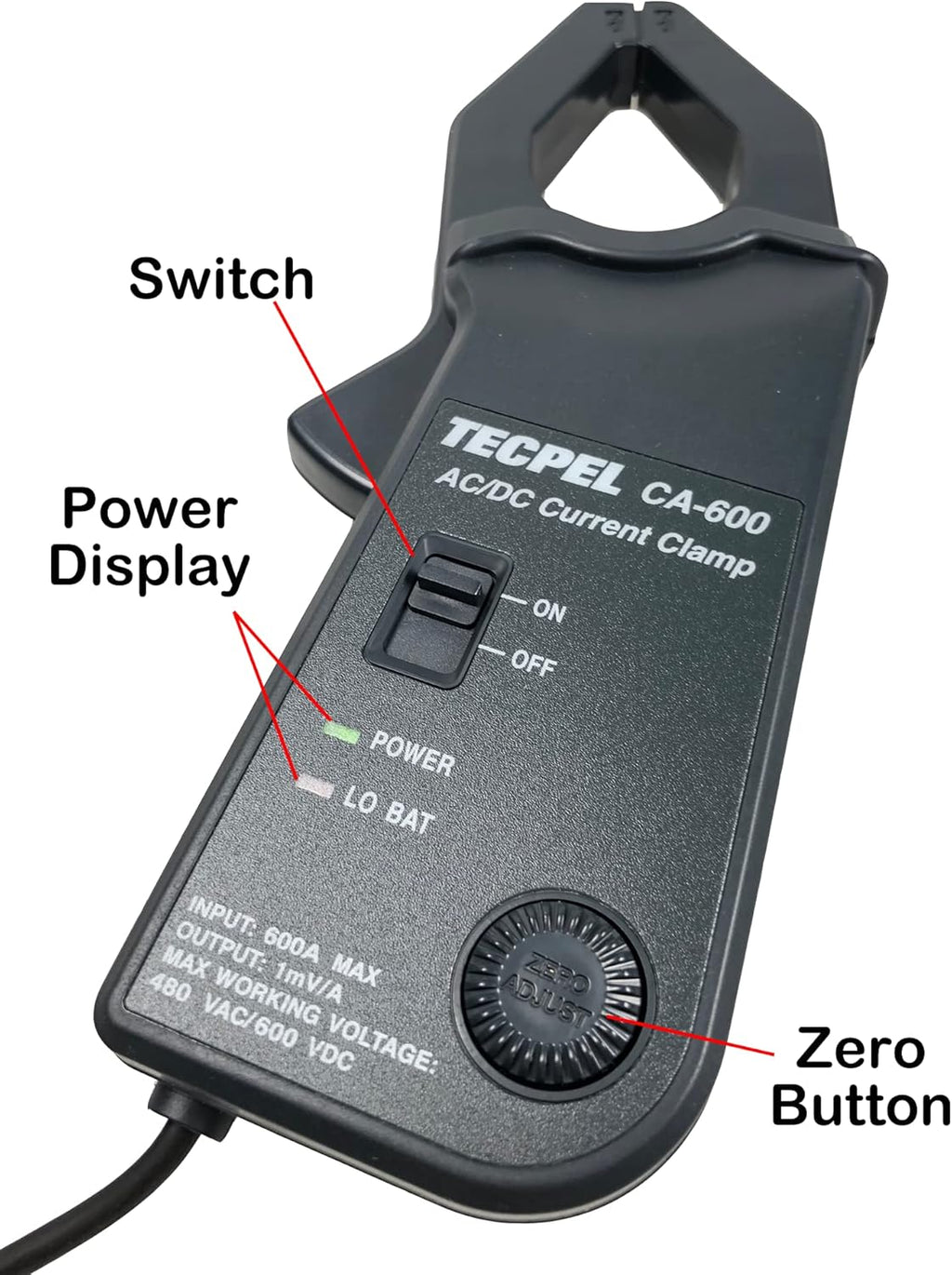 AC/DC Current Clamp Transmitter Probe 600A P89647