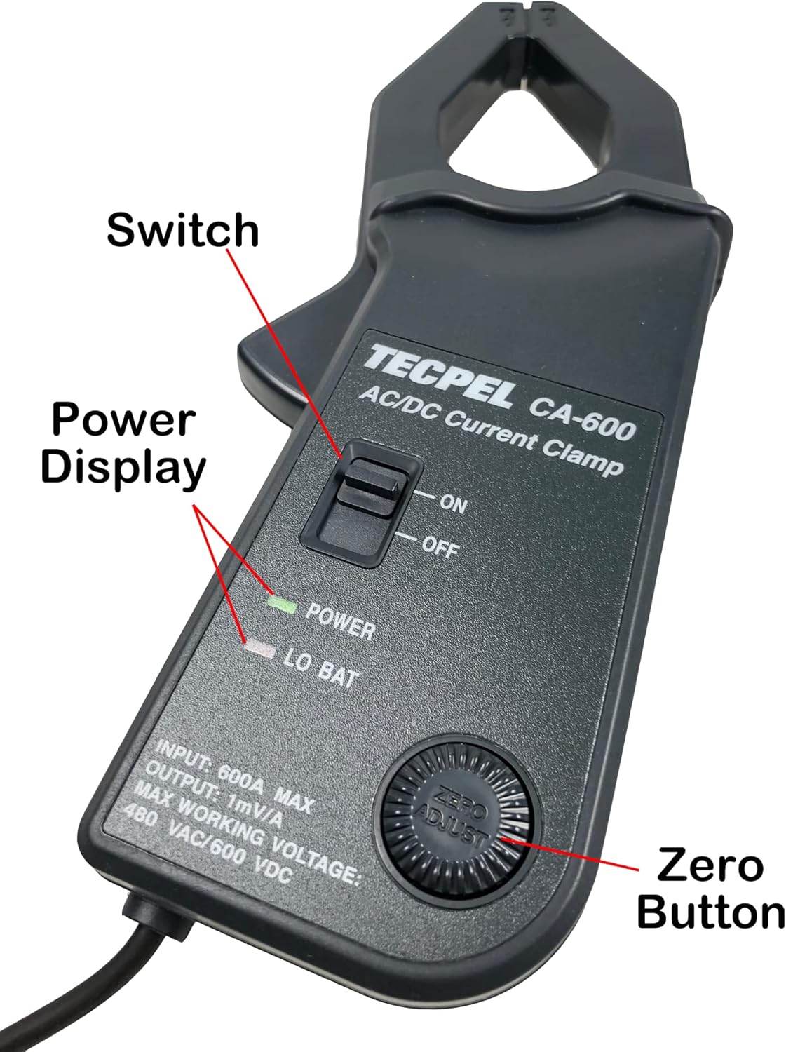 AC/DC Current Clamp Transmitter Probe 600A P89647