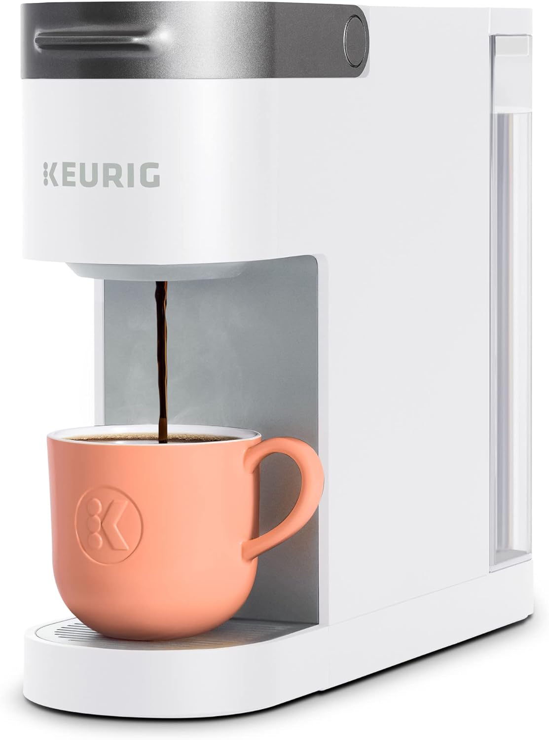 White Single Serve K-Cup Pod Coffee Maker & Black Single Serve Coffee Maker V9812