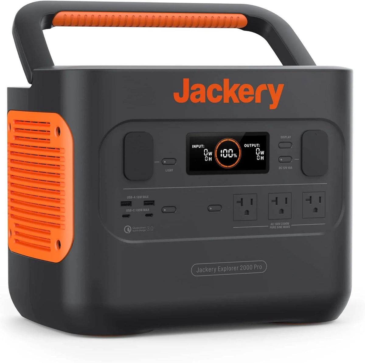 2160Wh Portable Power Station with 3x2200W AC Outlets S8175