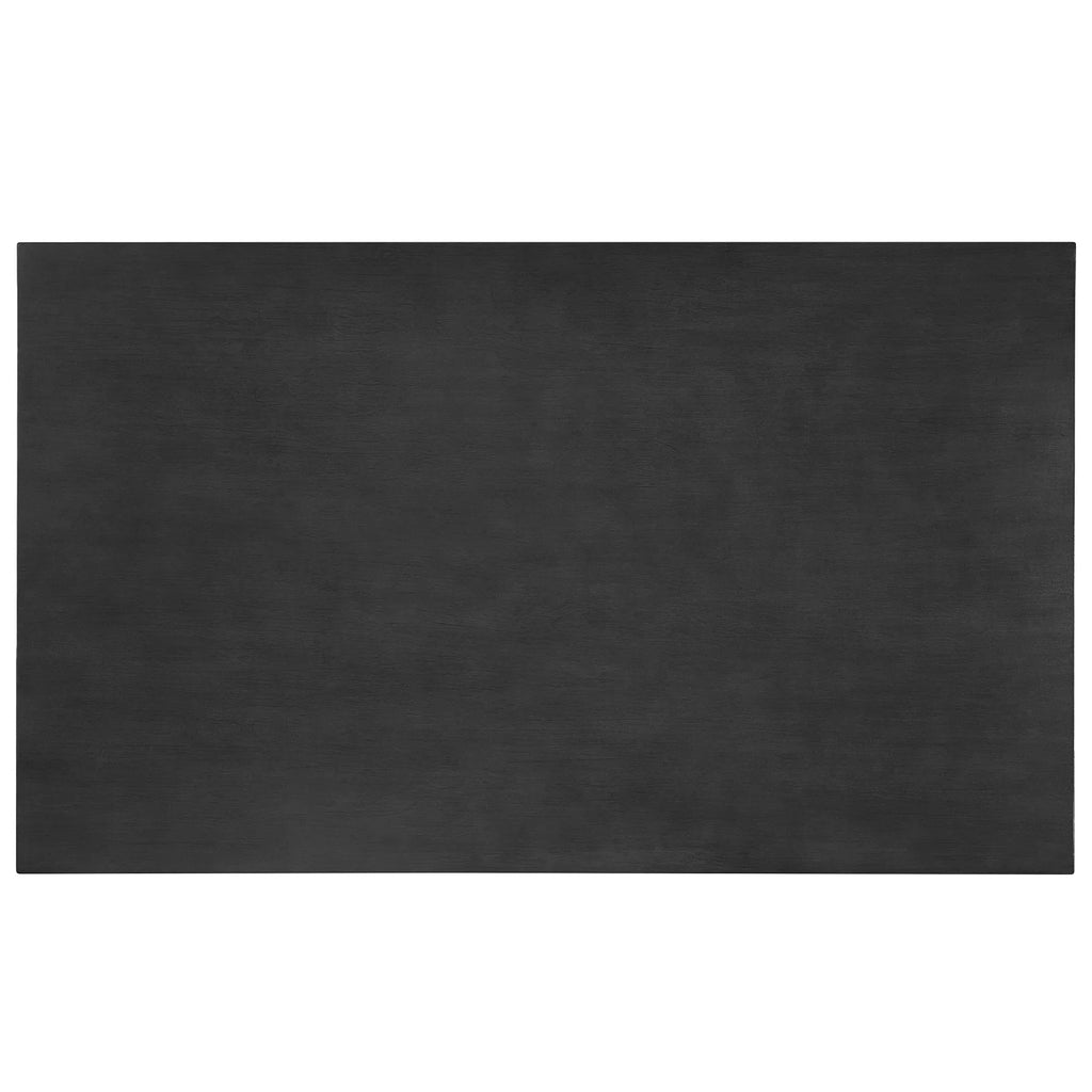 Black 6 Piece Upholstered Dining Table Set T872