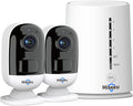 2K Wireless Security Camera System 2-Cam Kit with NVR B6199