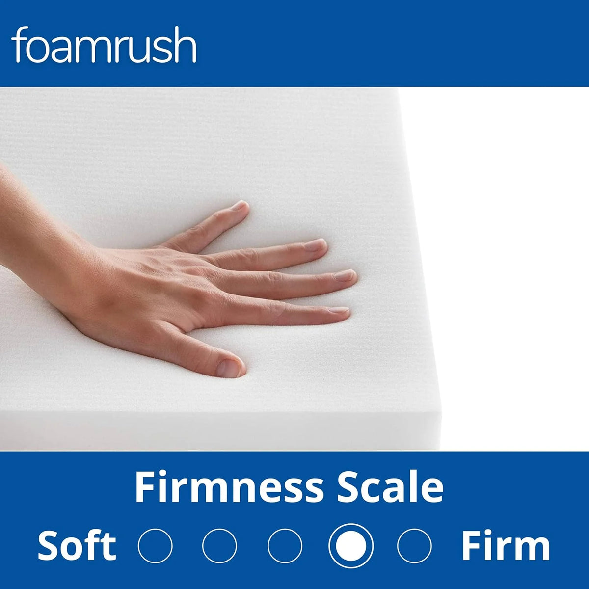 Cool Gel Memory Foam Bench Cushion Replacement Medium Firm I9644