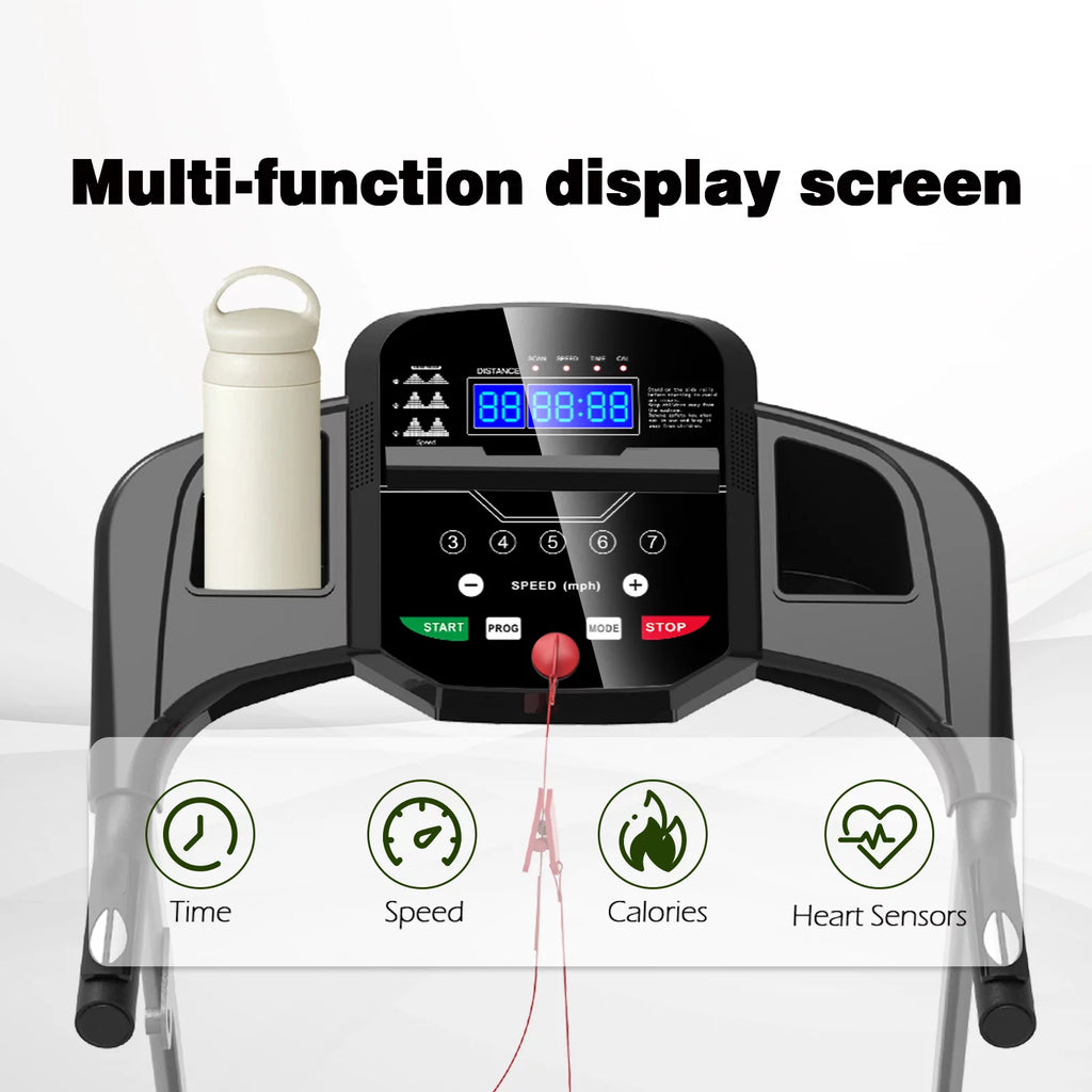 Foldable Electric Treadmill 2.5HP 265LBS Weight Capacity O8682