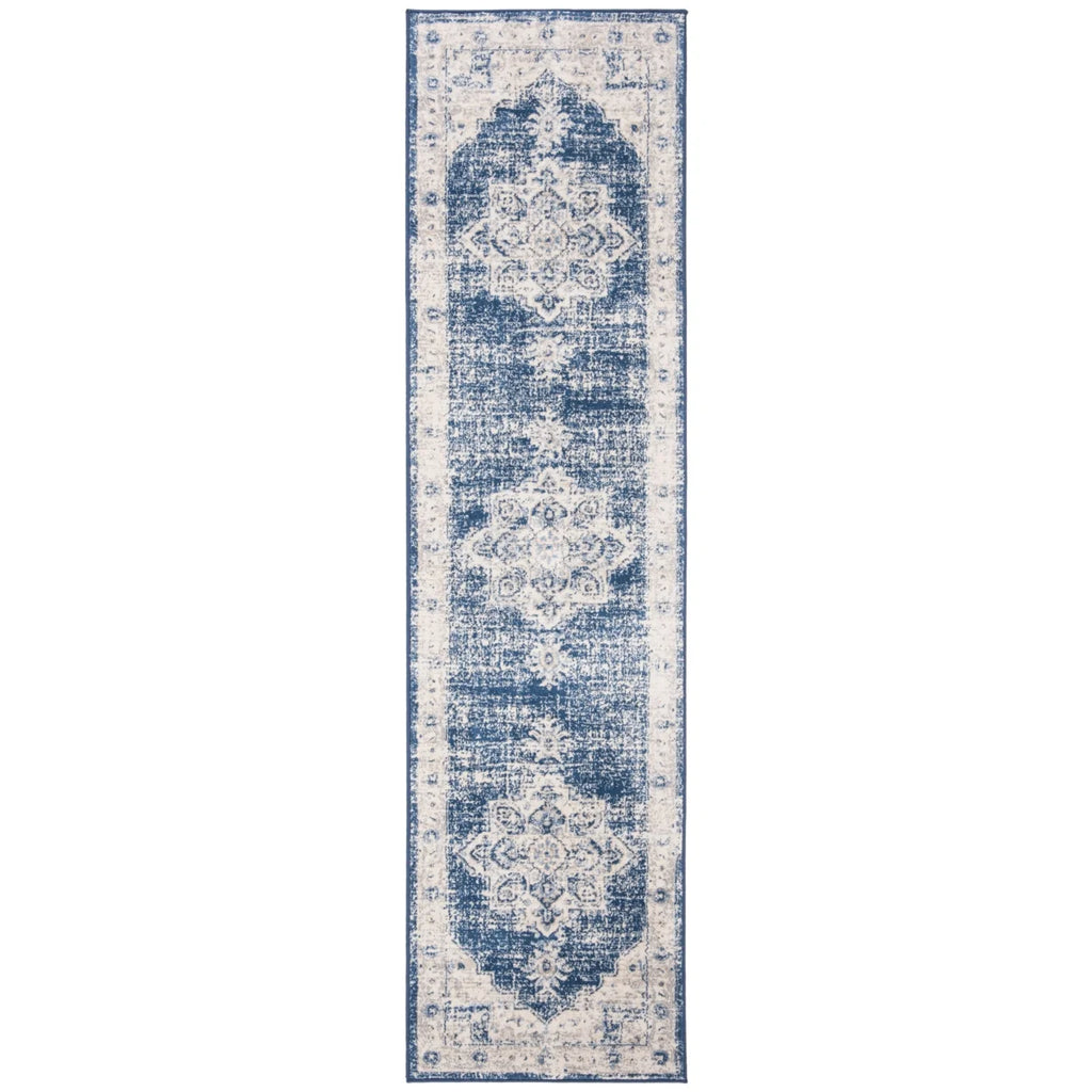 2' x 20' Floral Bordered Runner Rug T83913