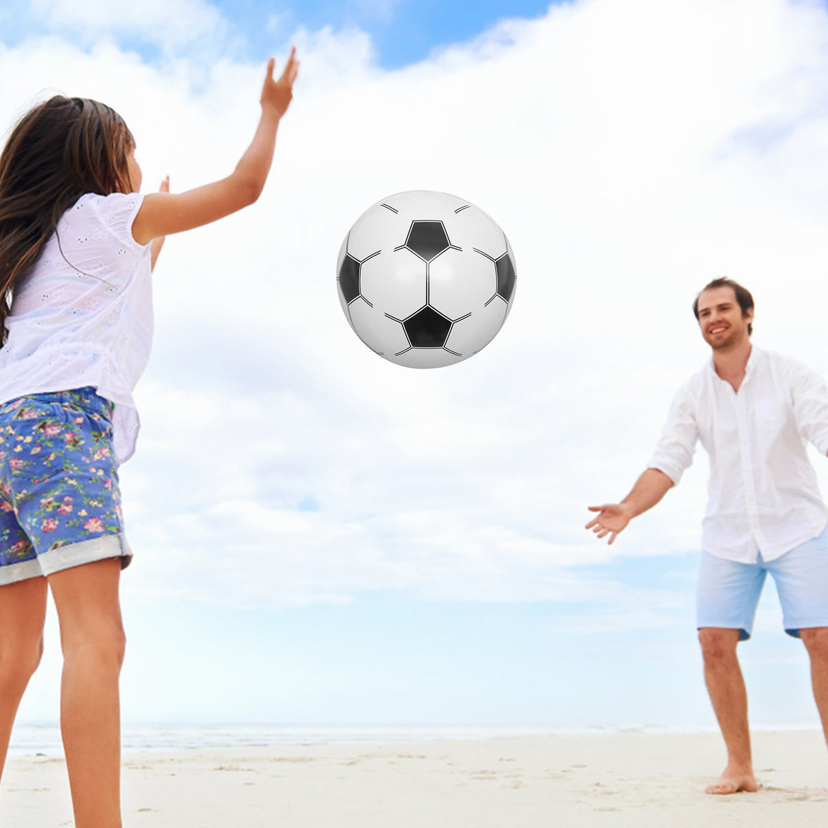 Inflatable Ball 4pcs Beach Ball Soccer Basketball Baseball F744