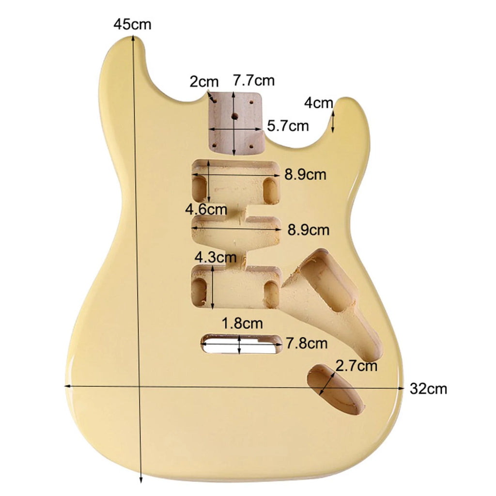Poplar Wood Guitar Body E684