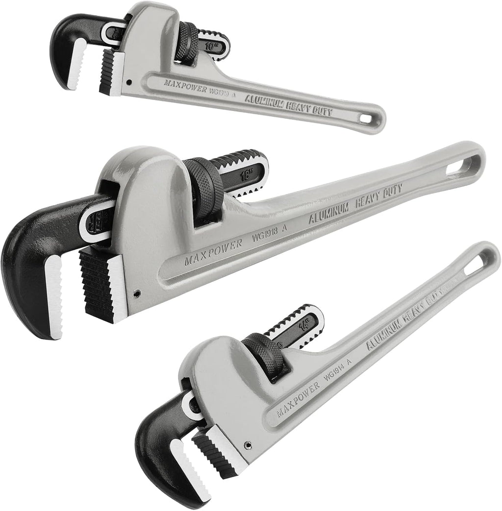24 inch Aluminum Straight Pipe Wrench Pack of 2 V547
