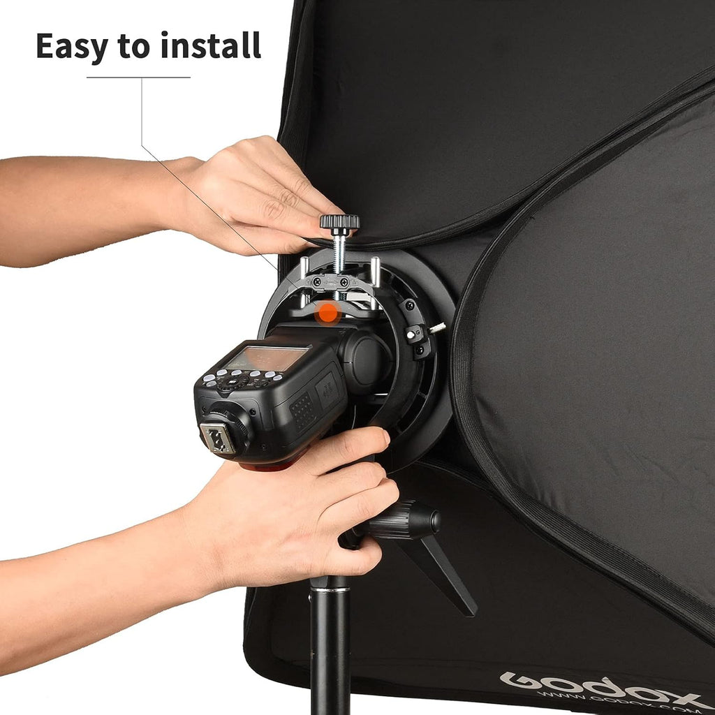 Foldable Flash Softbox Kit with Grid and Carrying Case G17085
