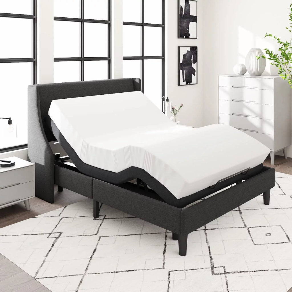 Queen Size Adjustable Bed Base Frame with Wireless Remote B3559