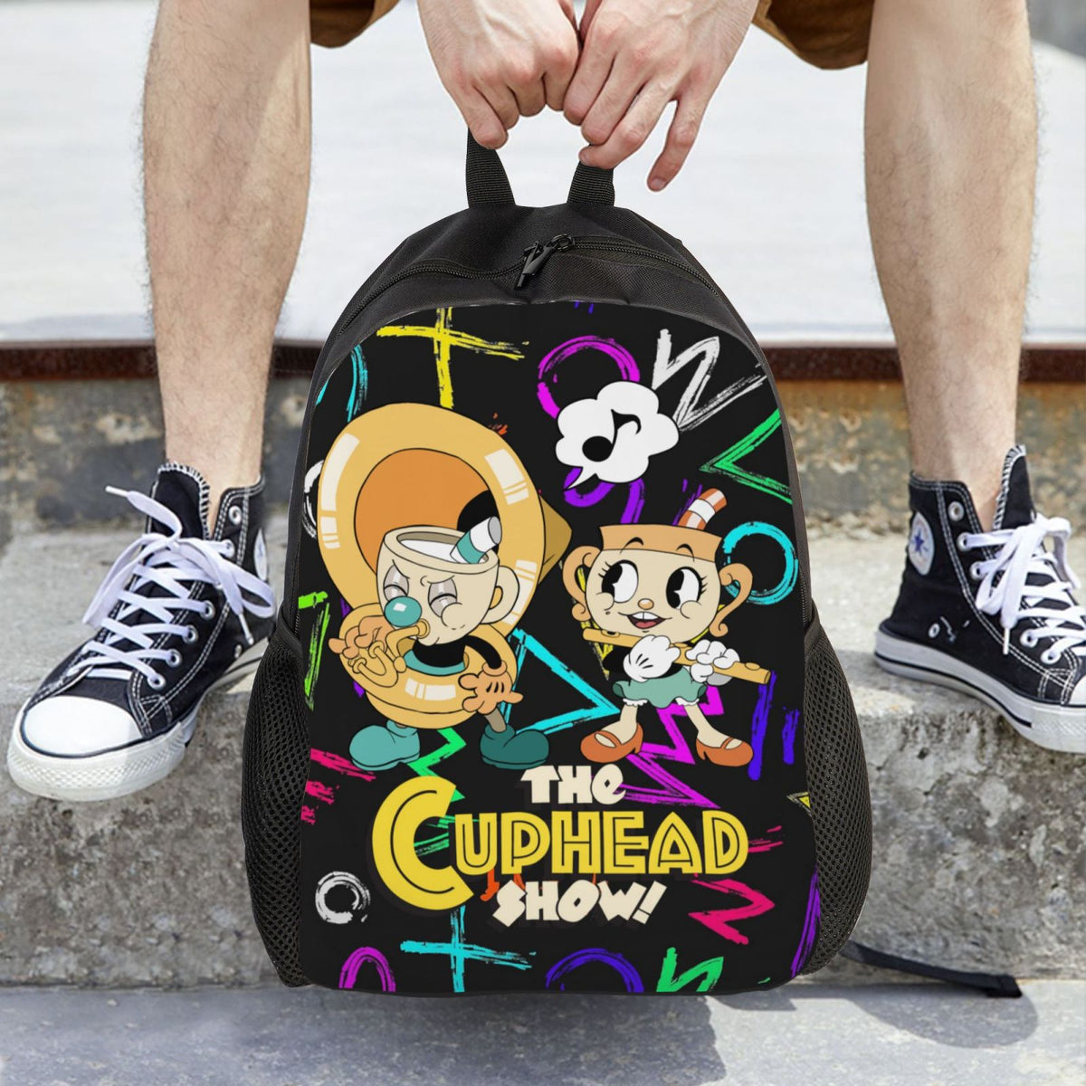 Cuphead Backpack Lightweight Daypack Rucksack O637439