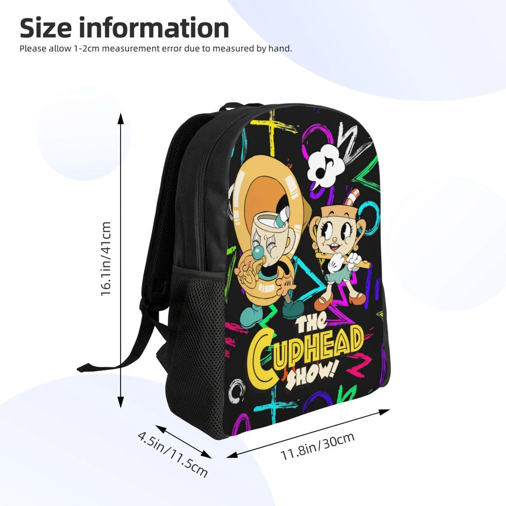 Cuphead Backpack Lightweight Daypack Rucksack O637439
