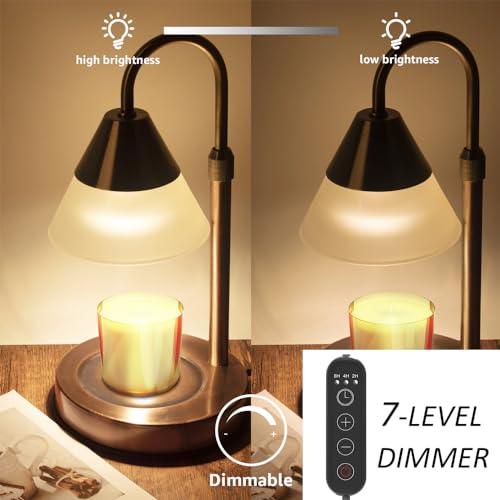 Rose Gold Electric Candle Warmer Lamp with Timer S6757