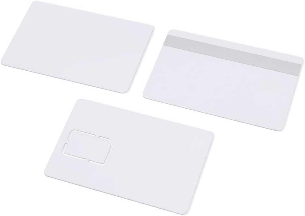 Java Cards Smart Chip Cards with 2 Track 8.4mm Black HICO Magnetic Stripe V626