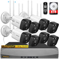 Outdoor Wireless Security Camera System 5.5MP Wi-Fi Video Surveillance DVR System A303