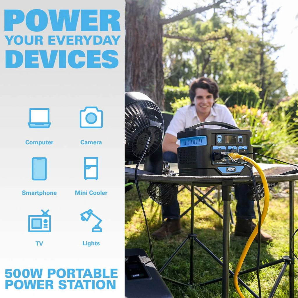 500 Watt Lithium-Ion Portable Power Station Q8841