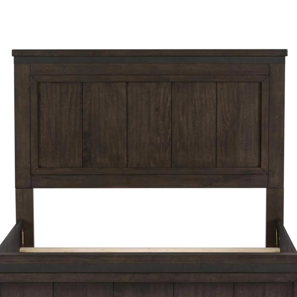Full Panel Headboard Rustic Grey U72991
