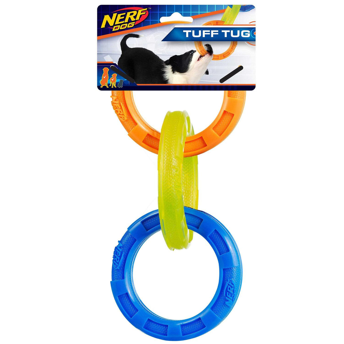 3-Ring Tug Dog Toy E918