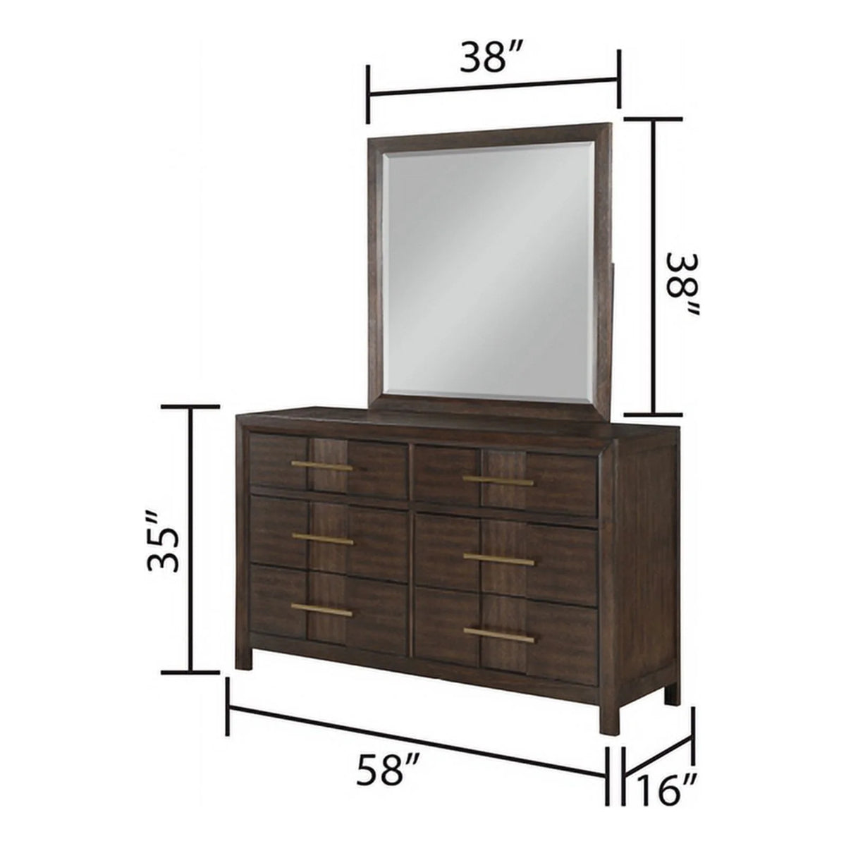King Wood Bedroom Set T577