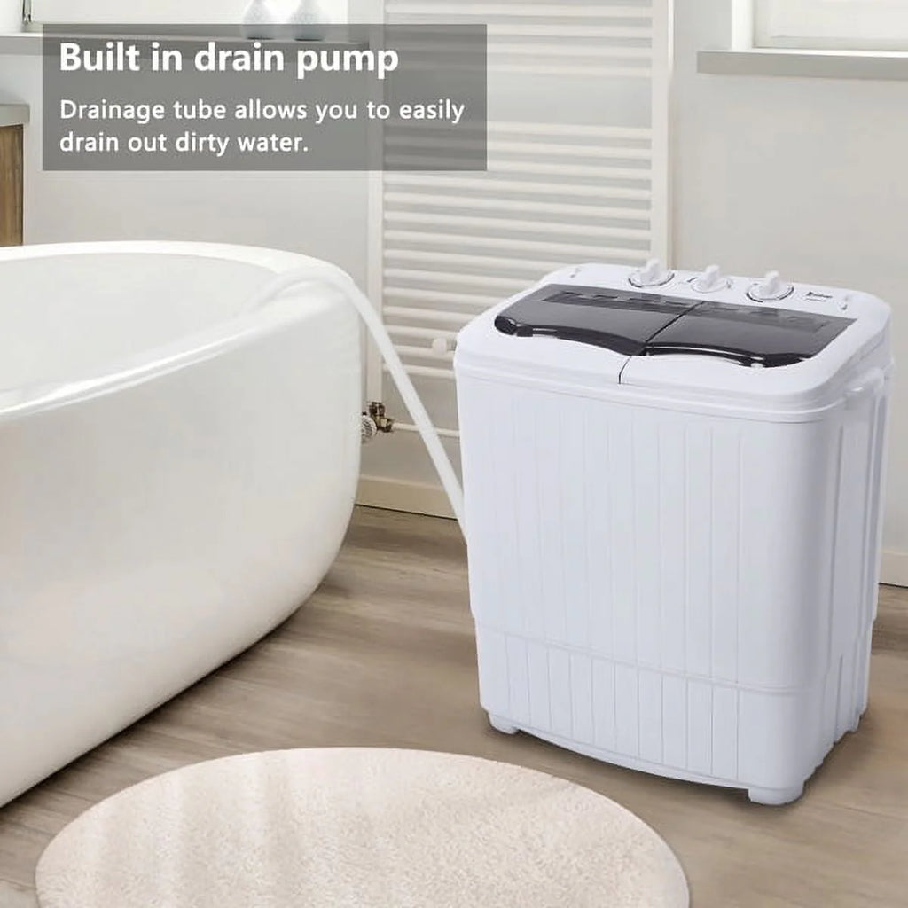 14.3lbs Twin Tub Portable Washing Machine R103315
