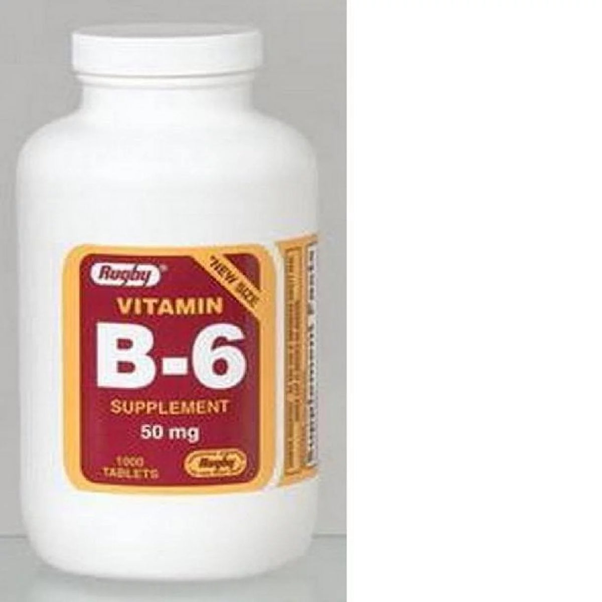 Vitamin B-6 Supplement 50 MG 1000 Tablets V221158