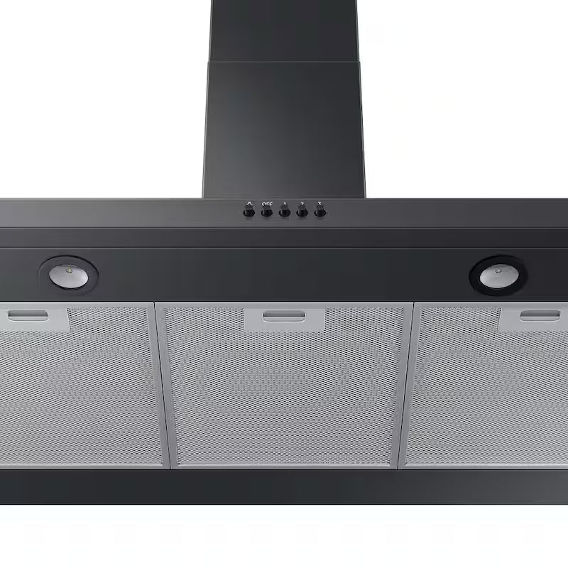 36 in. Wall Mount Range Hood Black Stainless M5605